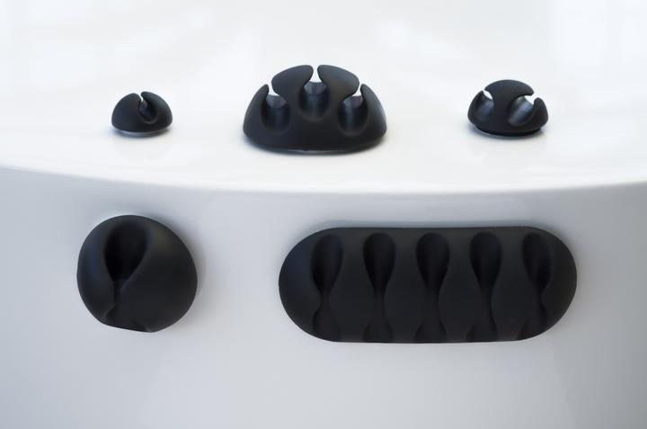 Actual product image Desire2 My Space, Cable clip, Desk, Black