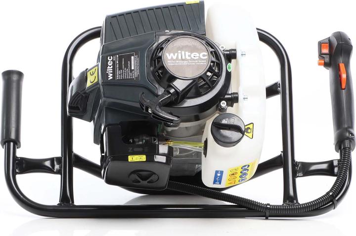 Produktbild Wiltec Wilitec Set Erdlochbohrer 2,2kW 3PS 63ccm 200mm Benzin Erdbohrer Pfahlbohrer
