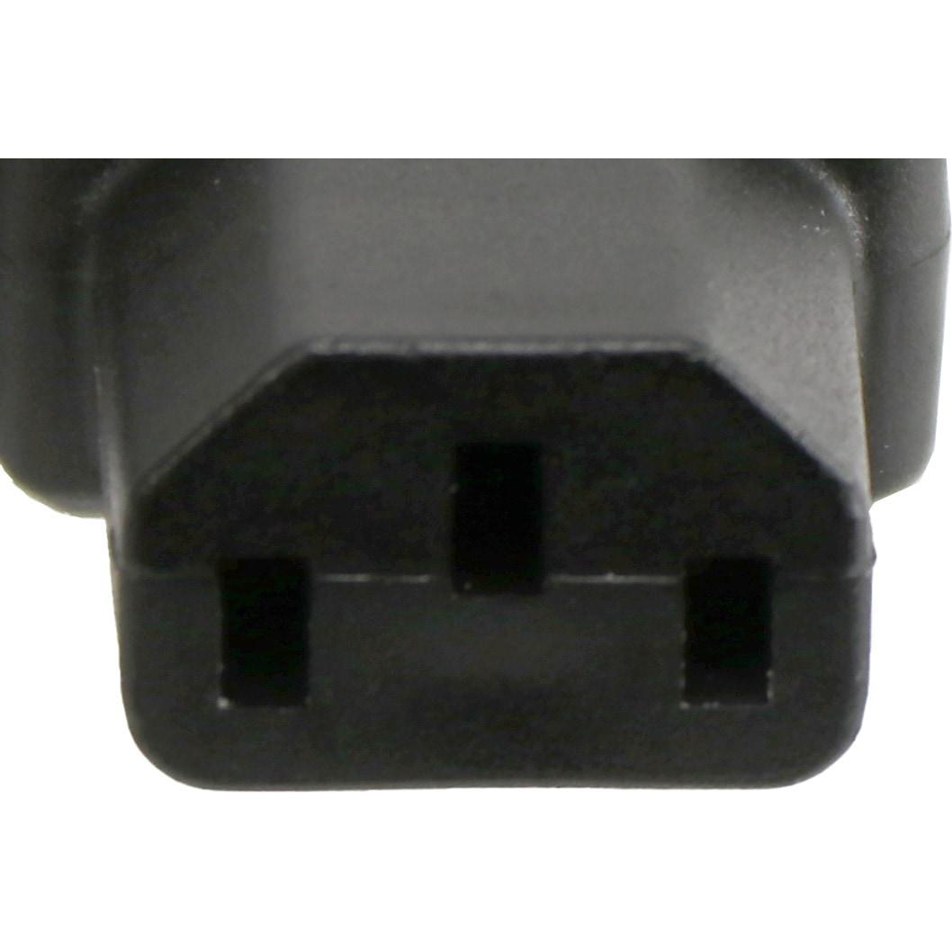 Thumbnail - Eneroid, Stromadapter, Kaltgerätekupplung, gewinkelt rechts, schwarz