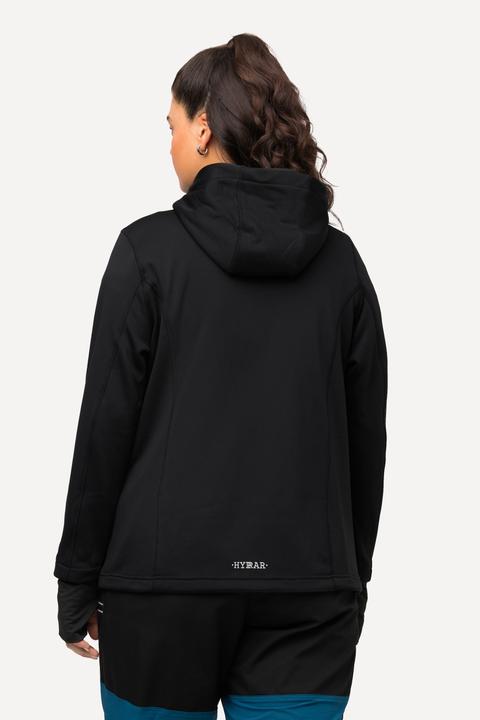 Image du produit Ulla Popken Veste en molleton HYPRAR, imprimé réfléchissant, capuche, passe-pouces intégrés (42, 44)