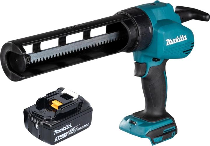 Immagine prodotto Makita Pistola a cartuccia a batteria DCG 180 T1 18 V + 1x batteria ricaricabile 5,0 Ah - senza caricatore