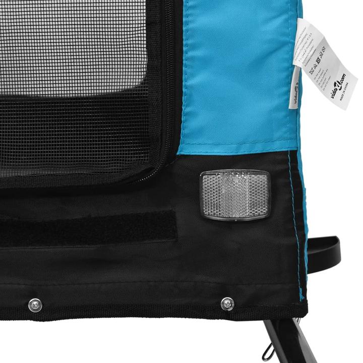 Produktbild VidaXL Fahrradanhänger Hunde Oxford-Gewebe & Eisen