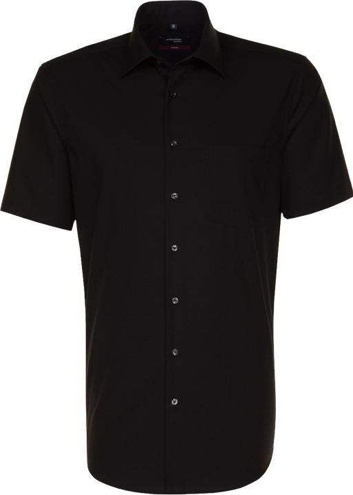 Immagine prodotto Seidensticker Camicia 1/2 Regular Kent non stirata nera (L)
