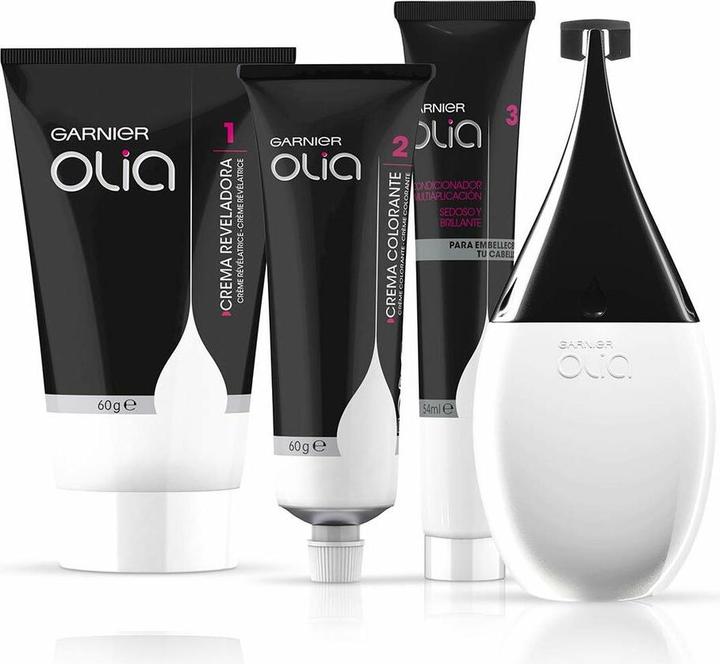 Produktbild Garnier OLIA Coloración Permanente #3,0 Castaño Oscuro 4 pz (Dunkles Kastanienbraun)