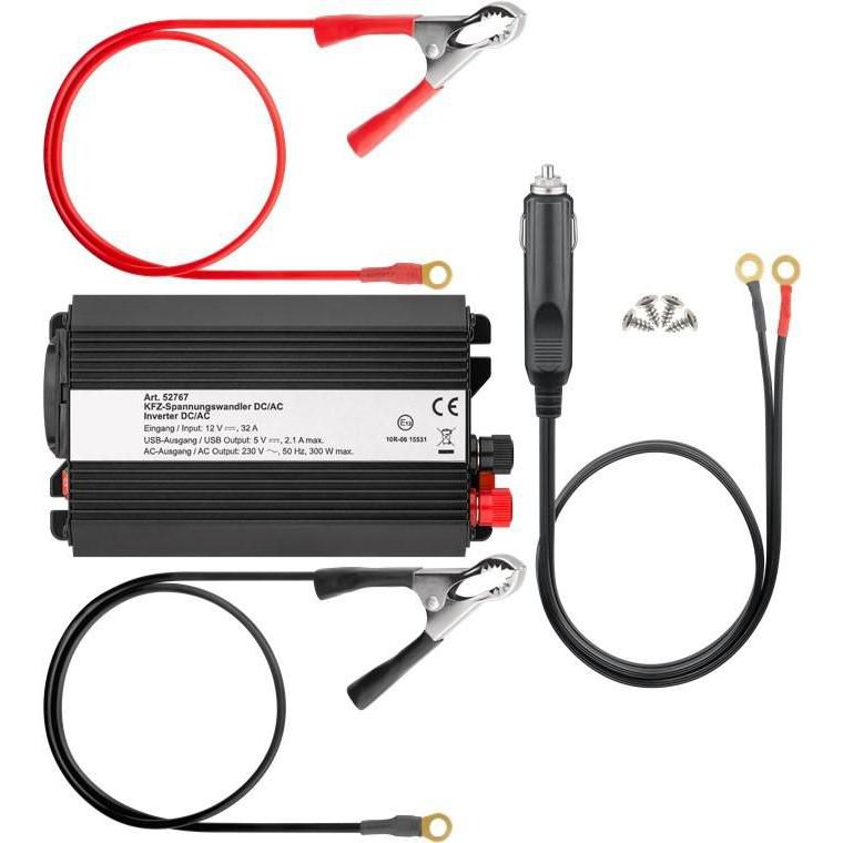 Thumbnail - CoreParts DC to AC Inverter (300 W), Notebook Netzteil, Schwarz