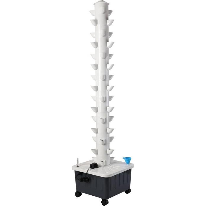 Garden Center, Vaso da fiori, Flower pot, plastic, white/grey