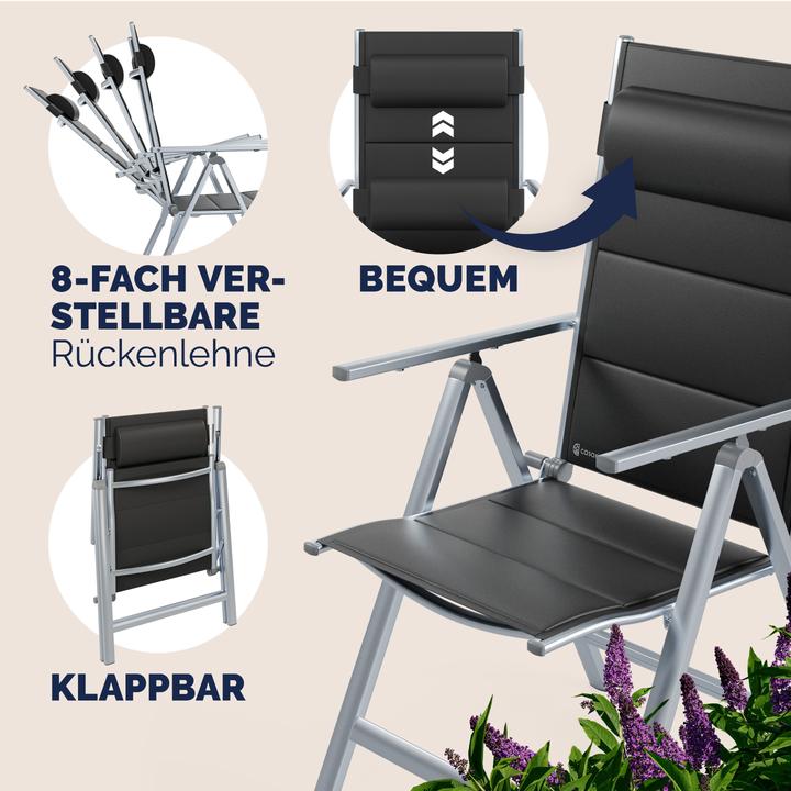 Image du produit Casaria Chaises dossier haut