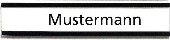 Actual product image Franken Name Plate magnetic (10 x)