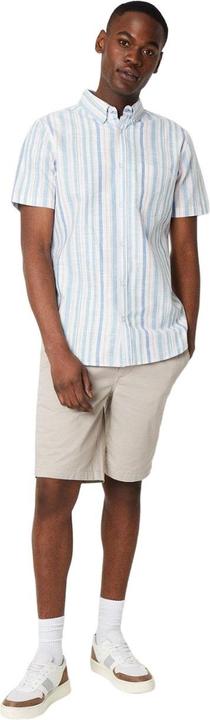 Image du produit Universal Textiles Mens Striped Dobby Pastel Short-Sleeve Shirt (XXL)