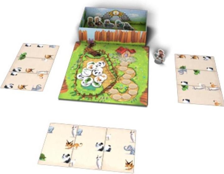 Produktbild Loki Kids 516009 - Zoo Run, Brettspiel, für 3-5 Spieler, ab 5 Jahren (Deutsch, 3 - 5 Spieler)