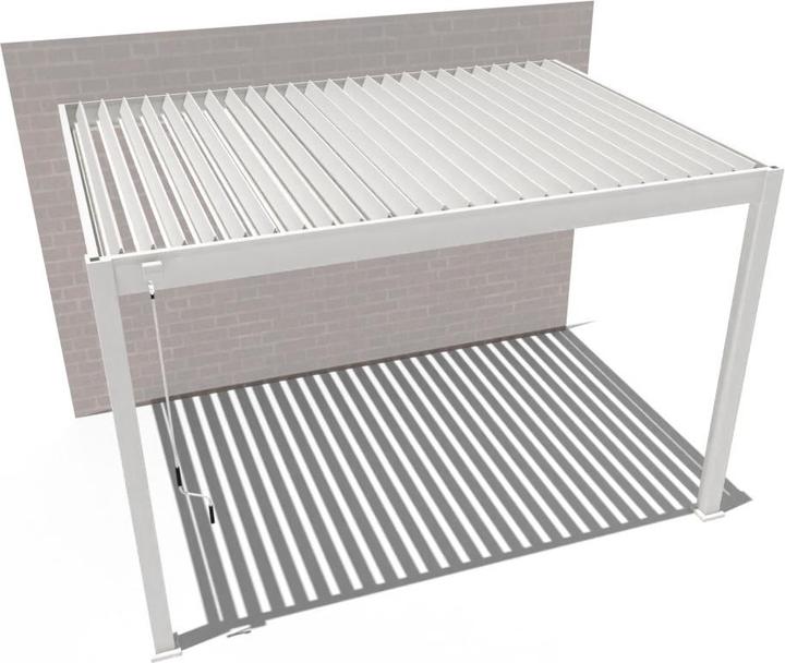 Immagine prodotto Weide Pergola a muro Deluxe Plus 3x4m Bianco (400 cm, 300 cm)