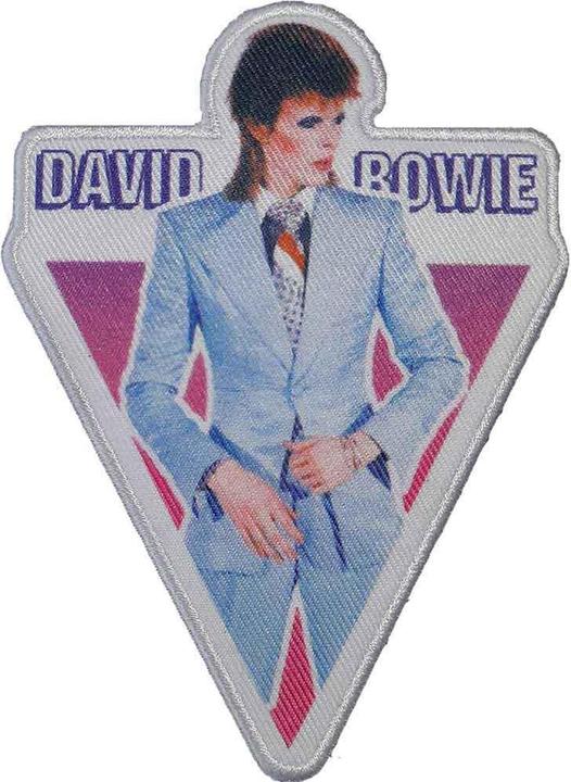 Actual product image David Bowie Blue Suit Printed Patch (11 x 8 cm)