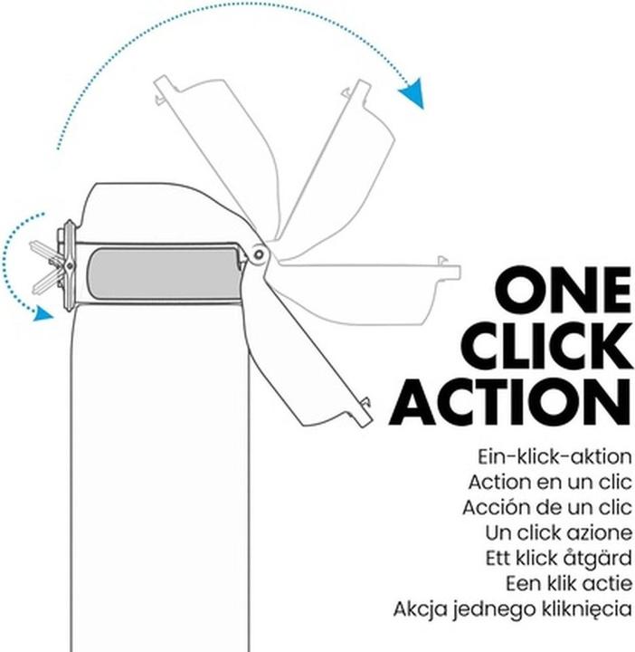 Productafbeelding ION8 Eenvoudig te openen, waterbestendige, BPA-vrije kinderfles met hygiënisch design deksel (0.35 l)