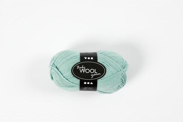 Image du produit Creativ Company Fil de laine pour bébé Merino 50 g 14/4 Vert clair (172 m)