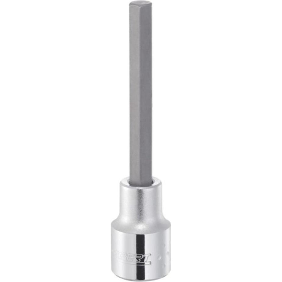 Expert, Steckschlüssel + Stecknuss, DOUILLE TOURNEVIS 1/2" LONG POUR VIS 6 PANS CREUX - 6MM.
