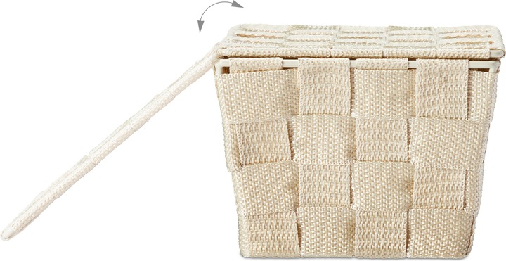 Produktbild Relaxdays Aufbewahrungskorb (1 x, 19.5 x 14.5 x 10.5 cm)