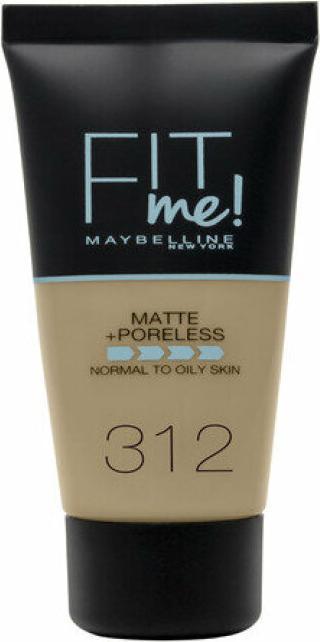 Immagine prodotto Maybelline New York Fondotinta Fit Me Matte + Pore less - 30 ml #312-dorato (312 Oro)