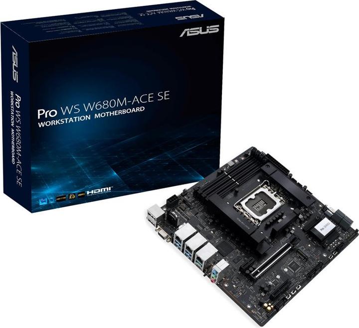 Actual product image ASUS Pro WS W680M (LGA 1700, Intel W680, mATX)