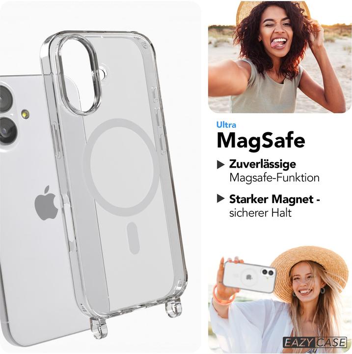 Produktbild EAZY CASE MagSafe Handykette Clear für Apple iPhone 17