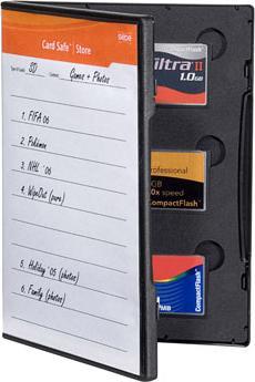 Gepe Card Safe Store CF, nero (Coperchio scheda di memoria)