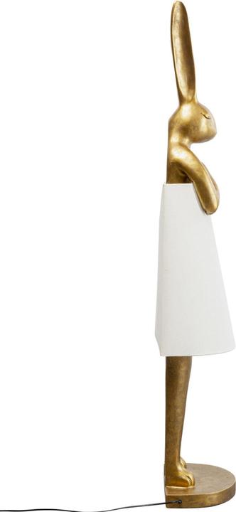 Immagine prodotto Kare Design Lampada da terra Animal Rabbit Oro/Bianco 150cm (E27)