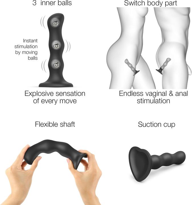 Immagine prodotto Strap-on-me Dildo Geisha Balls (M)
