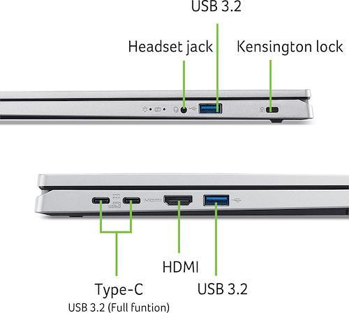 Actual product image Acer Aspire Go 15 (15.60", Intel Core i5-1334U, 16.38 GB, 512 GB, Eng. Int.)