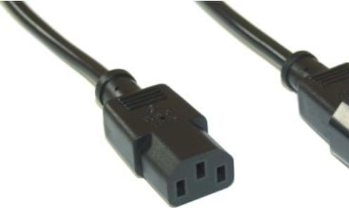 Actual product image InLine Cold power extension black 7m (7 m, IEC 320)
