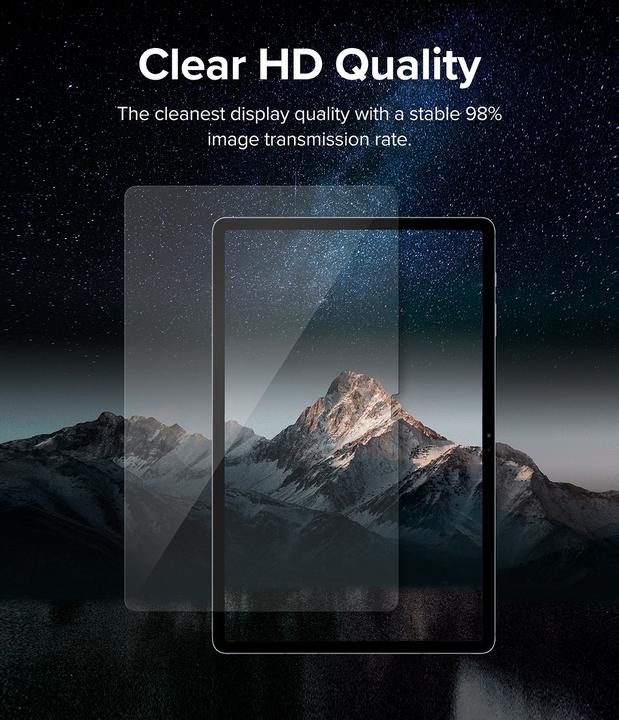 Produktbild Ringke Galaxy Tab S8+ / S7+ / S7 FE Screen Protector Invisible Defender Tempered Glass Transparent (1 Stk., Samsung Galaxy Tab S7 FE, Samsung Galaxy Tab S7+, Samsung Galaxy Tab S8+)