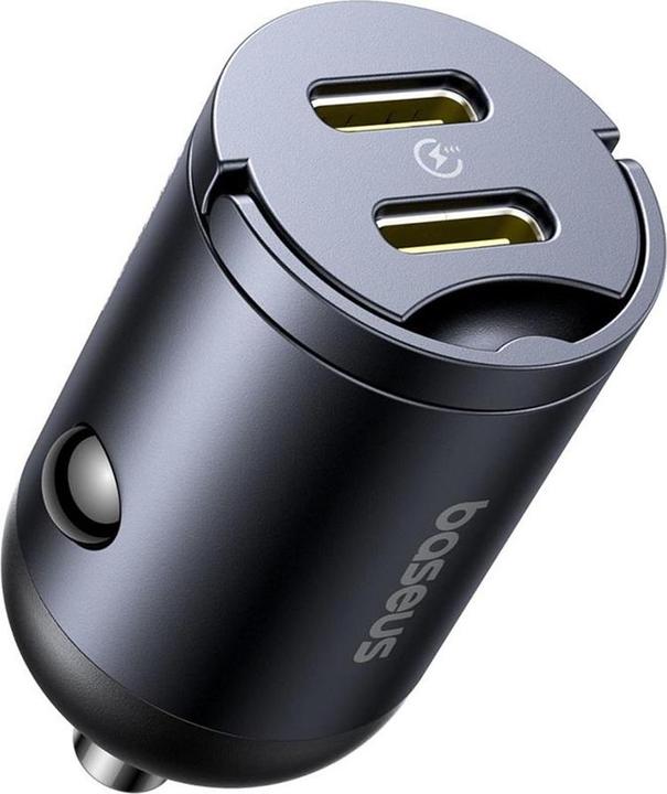 Actual product image Baseus Tiny Star Mini Car Charger 2C 30W Cosmic Black