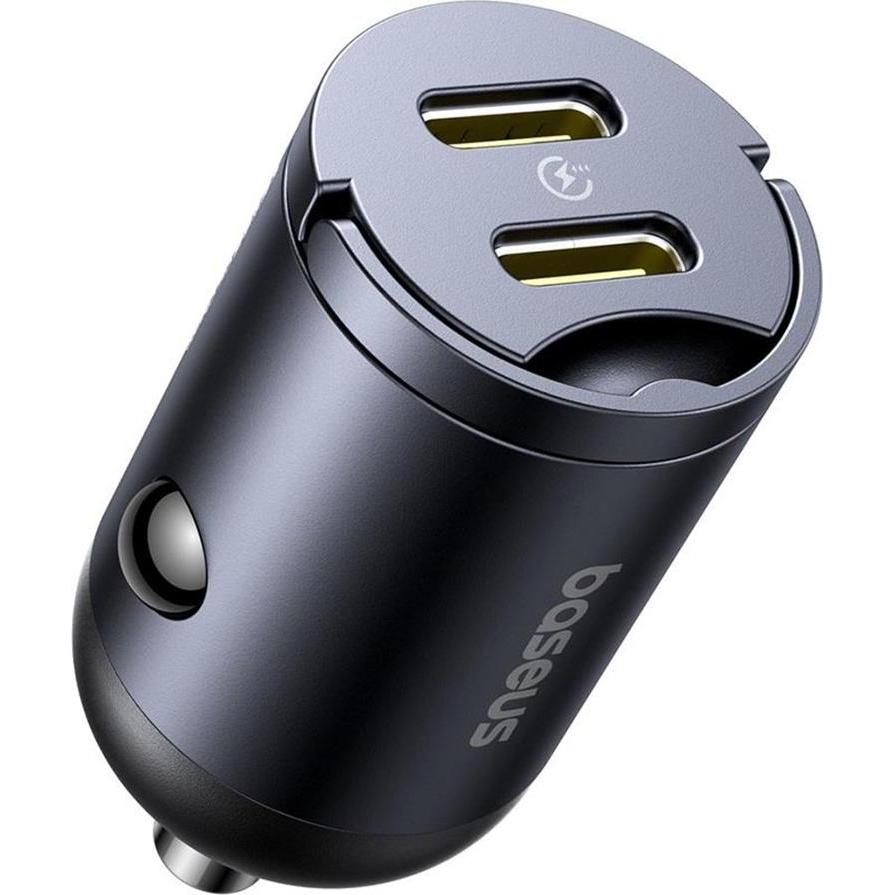 Baseus Tiny Star Mini Autoladegerät 2C 30W Cosmic Schwarz, Auto Adapter, Schwarz