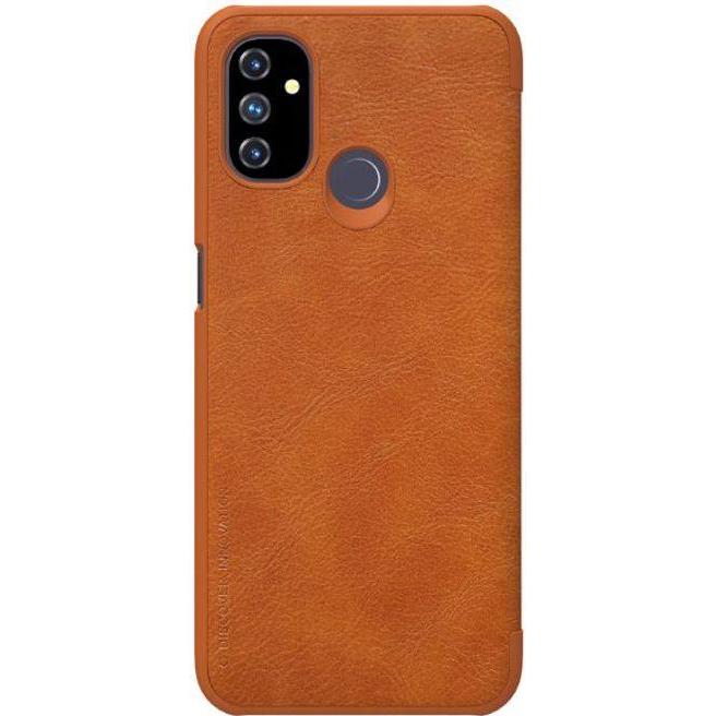 Thumbnail - Nillkin Qin Series (OnePlus Nord), Smartphone Hülle, Braun