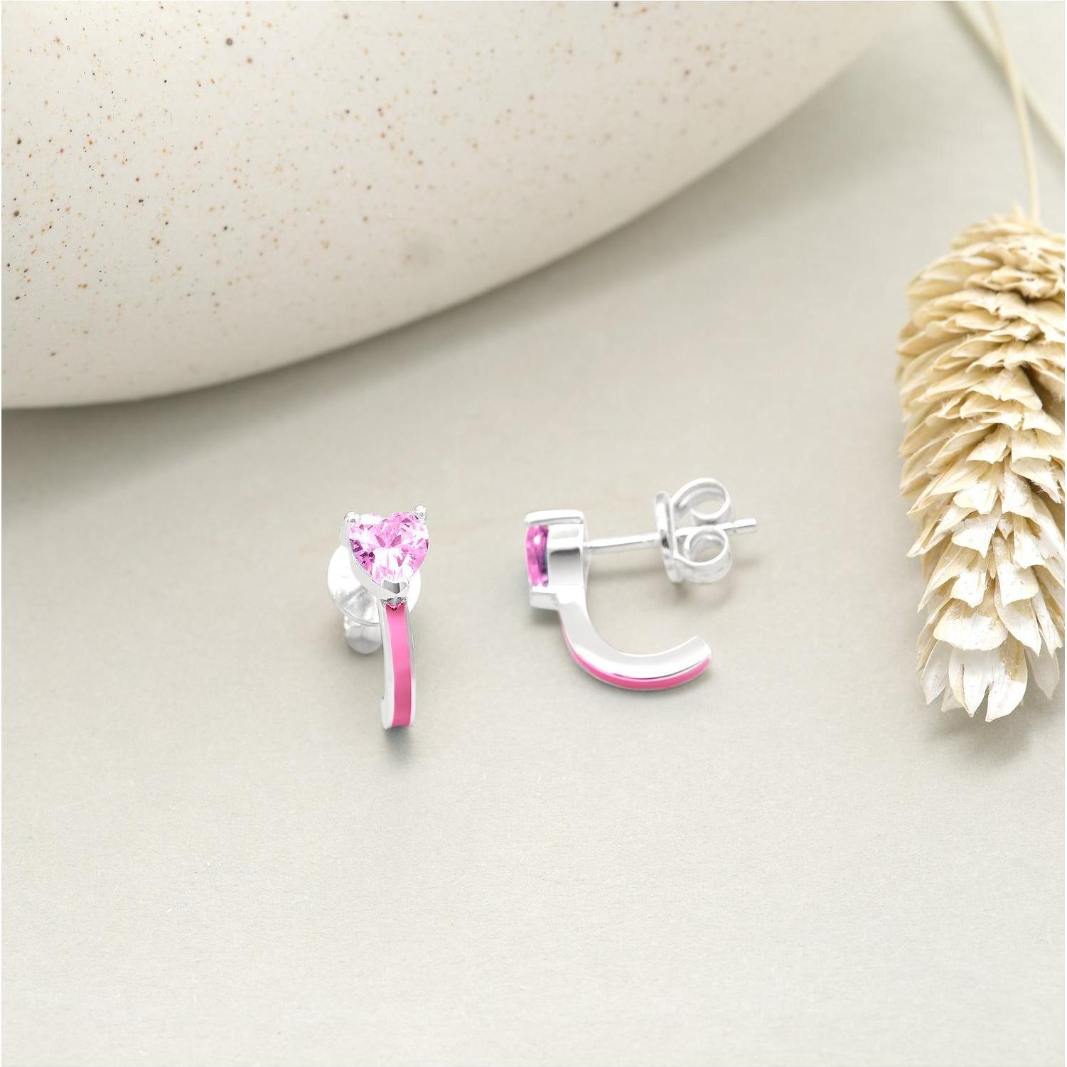 Thumbnail - Jette, Ohrringe, Ohrstecker SUMMER LOVE, (925er Silber, Recycelt, Emaille)