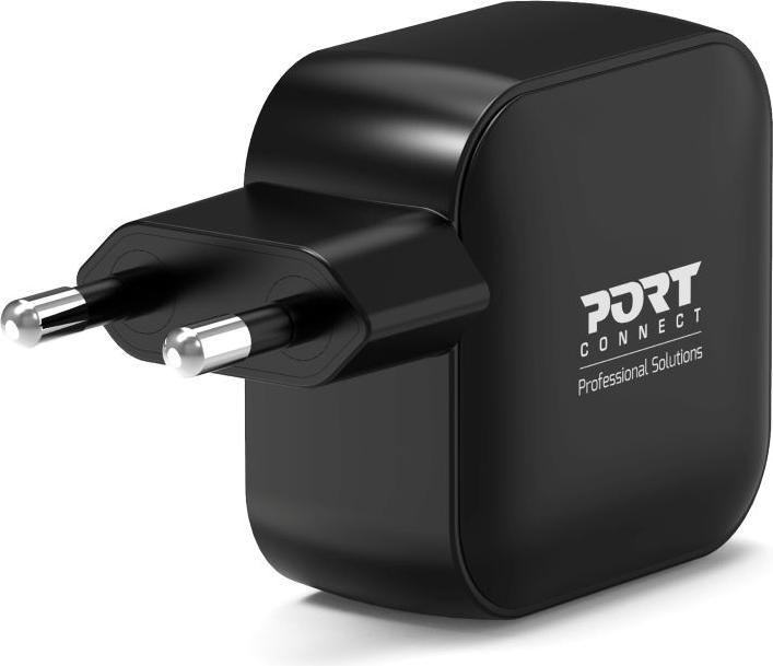 Image du produit Port Designs Port WALL GaN2 CHARGER USB-C & USB-A 65W (65 W, 3 ports)