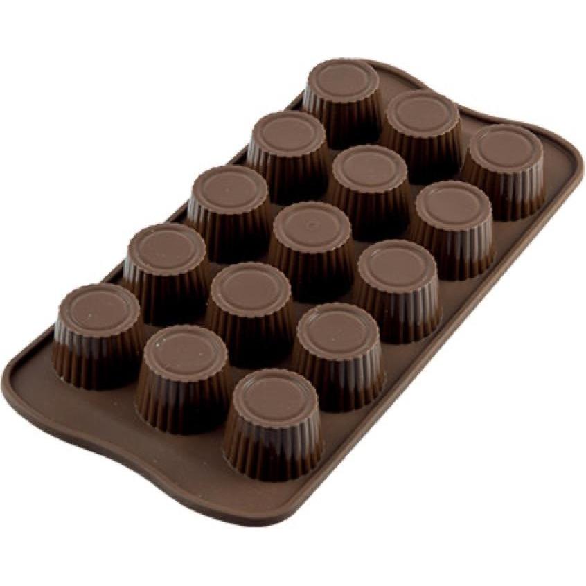 Thumbnail - Silikomart SCG07 Praline, Backform, Braun