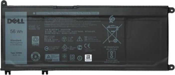 Actual product image Dell Battery, 56WHR, 4 Cell (4 cubicles, 3500 mAh)