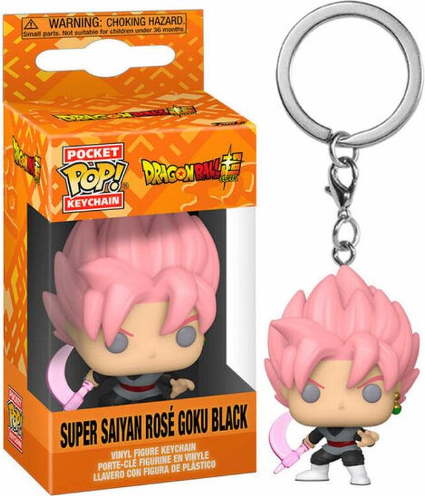 Image du produit Funko Pocket Pop! Keychain : Dragon Ball Super - Super Saiyan Rose Goku Noir avec Scythe Translucide