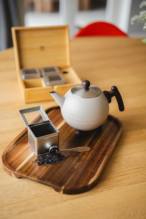 Actual product image Bredemeijer Bella Ronde teapot 1.2l beige brown 101016 (1.20 l)