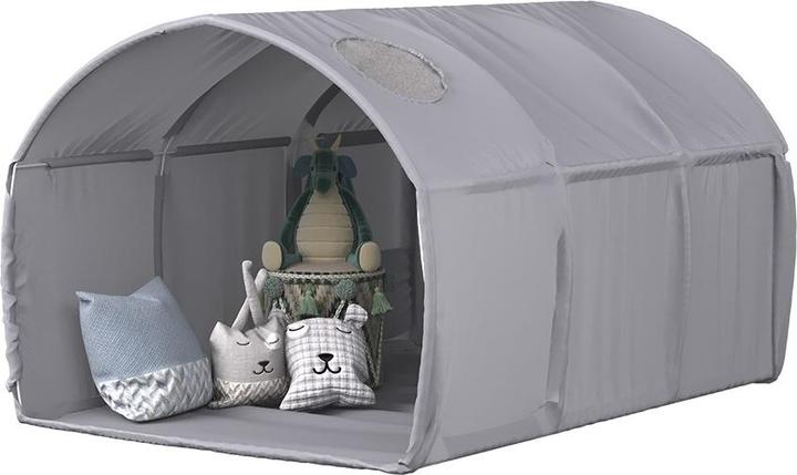 Actual product image VitaliSpa Tunnel tent Kubby, Grey, 100 x 80 cm with window