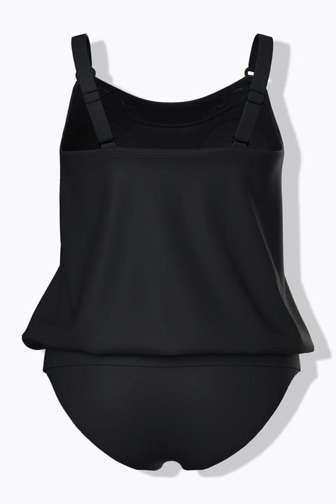 Actual product image Ulla Popken Elastic Hem Tankini Set (46, 48)