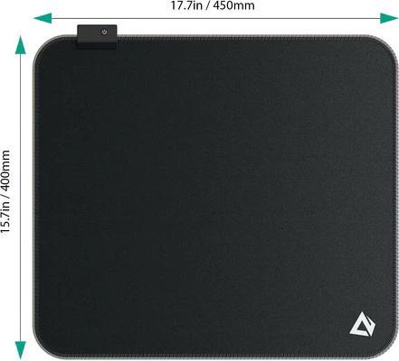 Actual product image Aukey KM-P8 RGB Gaming mouse pad 45x40cm WATERPROOF