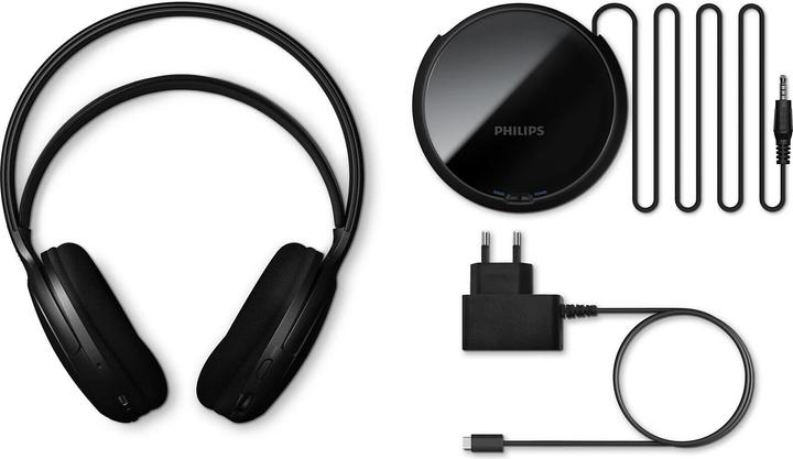 Productafbeelding Philips TV-Kopfhörer SHC5200M2/12 Schwarz (Geen ruisonderdrukking, 30 h, Draadloze)
