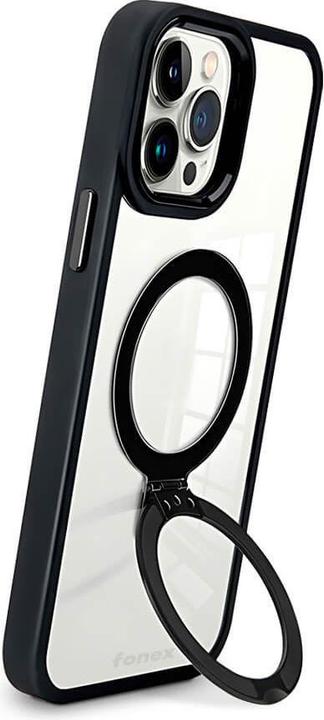 Actual product image Fongex iPhone 15 Pro Max - Fonex kickstand case with magnet green (Apple iPhone 15 Pro Max)