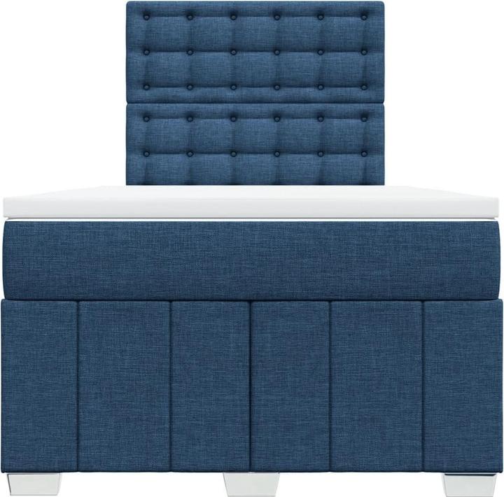 Produktbild vidaXL Bo x springbett mit Matratze 120 x 200 cm Stoff (120 x 200 cm)