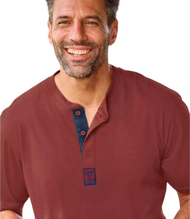 Produktbild Atlas For Men TShirt Knopfhals (3erPack) (M)
