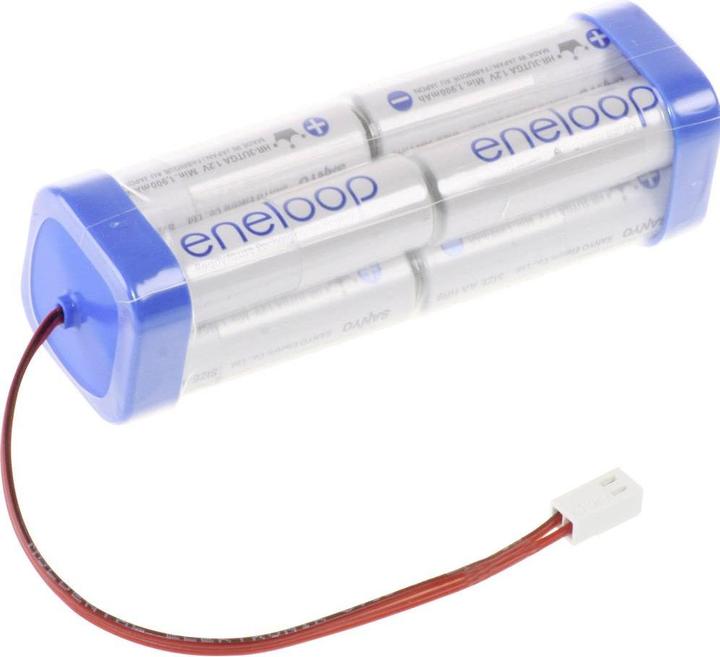 Sanyo s-battery eneloop 2000/9.6v futaba f-series (9.60 V, 2000 mAh)