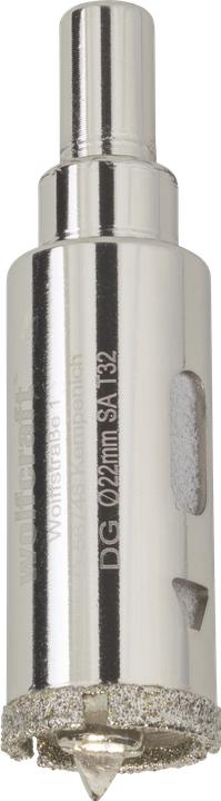 Actual product image wolfcraft 1 diamond drill bit w.shank ø22mm (22 mm)