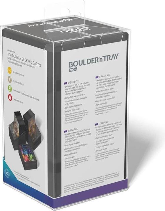 Actual product image Ultimate Guard Boulder'n'Tray 100+ Onyx