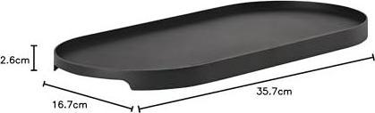 Actual product image Zone Denmark Zone Serving Plate Singles Oval Black
