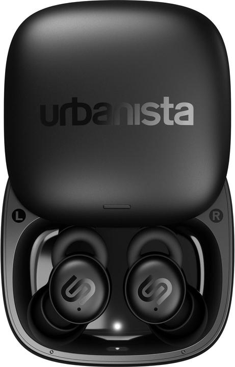 Urbanista True Wireless In-Ear-Kopfhörer Porto Schwarz (No noise cancelling, 27 h, Wireless)
